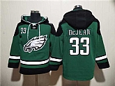 Men's Philadelphia Eagles #33 Cooper DeJean Green Ageless Must-Have Lace-Up Pullover Hoodie,baseball caps,new era cap wholesale,wholesale hats